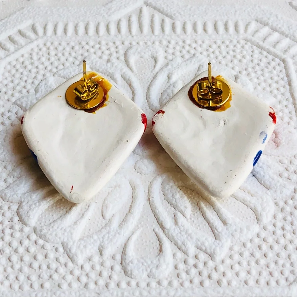 Vintage Handmade Earrings - Picture 5 of 11